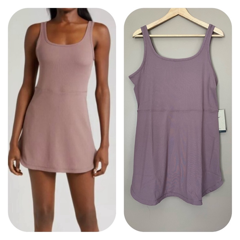 {Nike} Dri-Fit Scoop Neck Ribbed Sleeveless Activewear Dress - Womens XL - NWT